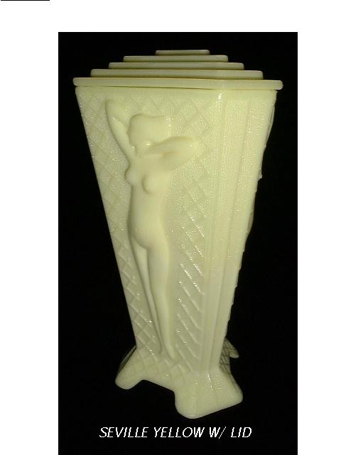 Seville Yellow Nude Vase