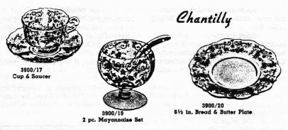 Chantilly items