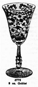 Chantilly 3779 goblet