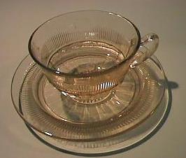 1930s Coronation Royal Ruby Red Bowl With Handles Depression Glass